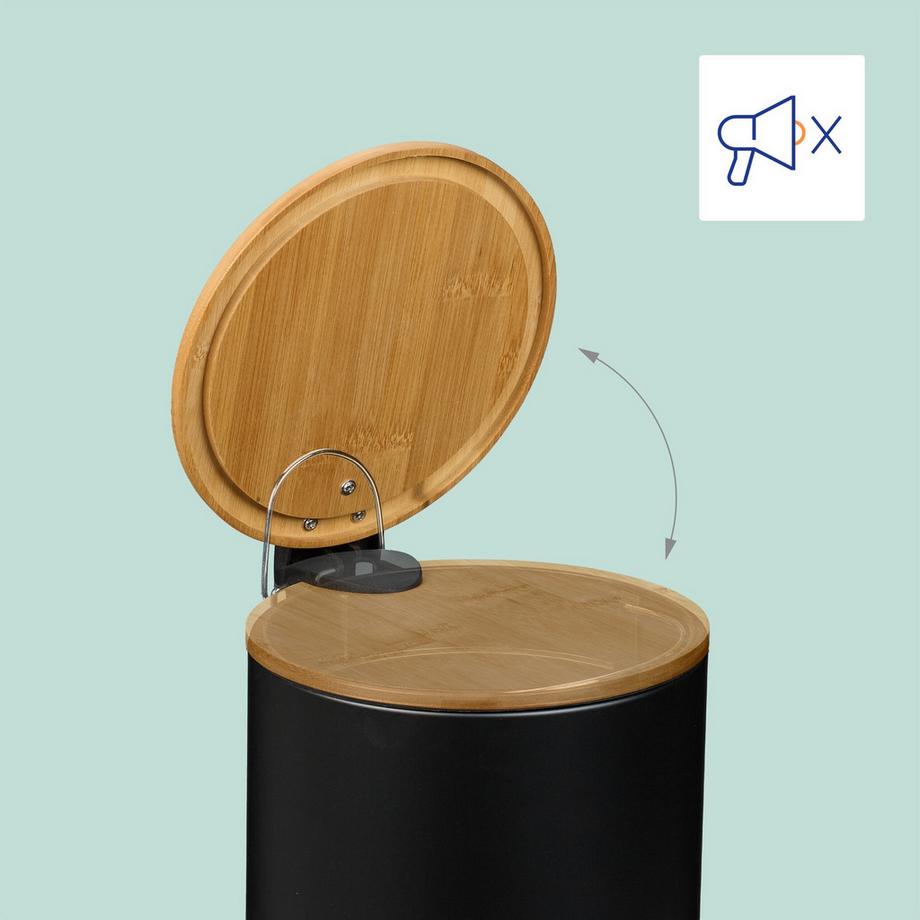 Northix Pattumiera a pedale con sacchetti, 5L  