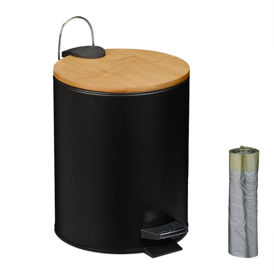 Pattumiera a pedale con sacchetti, 5L