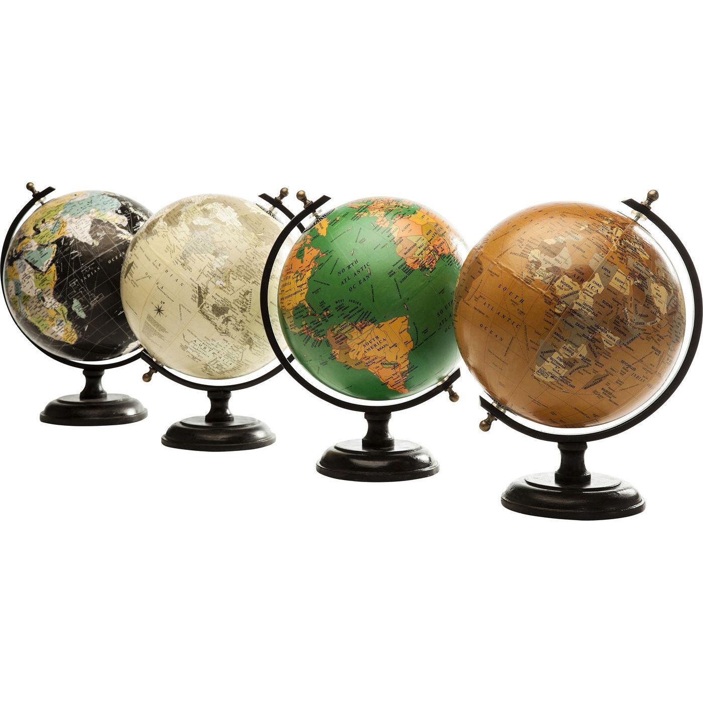 KARE Design Globe décoratif vintage noir  