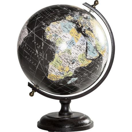 KARE Design Globe décoratif vintage noir  