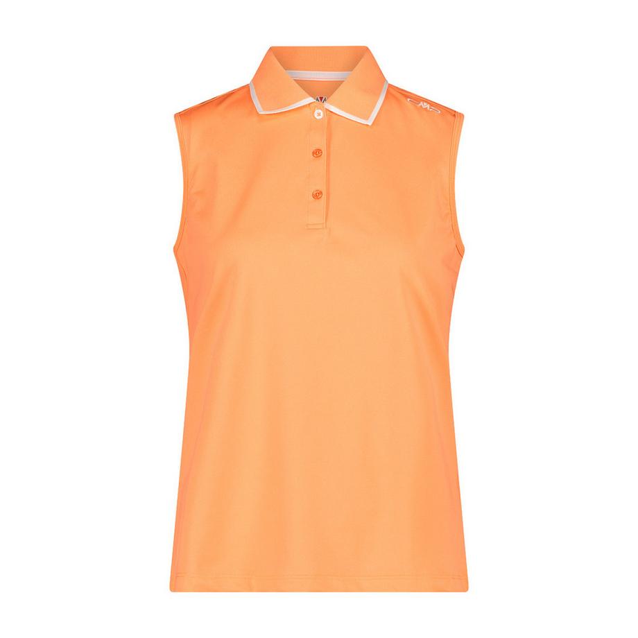 ärmelloses poloshirt, damen