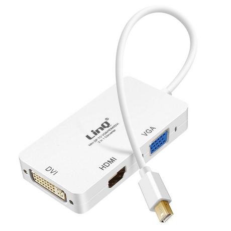 Avizar  Adaptateur Mini DisplayPort 3 en 1, LinQ 