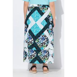 Ulla Popken Jupe maxi doublée A-Line Taille élastique  