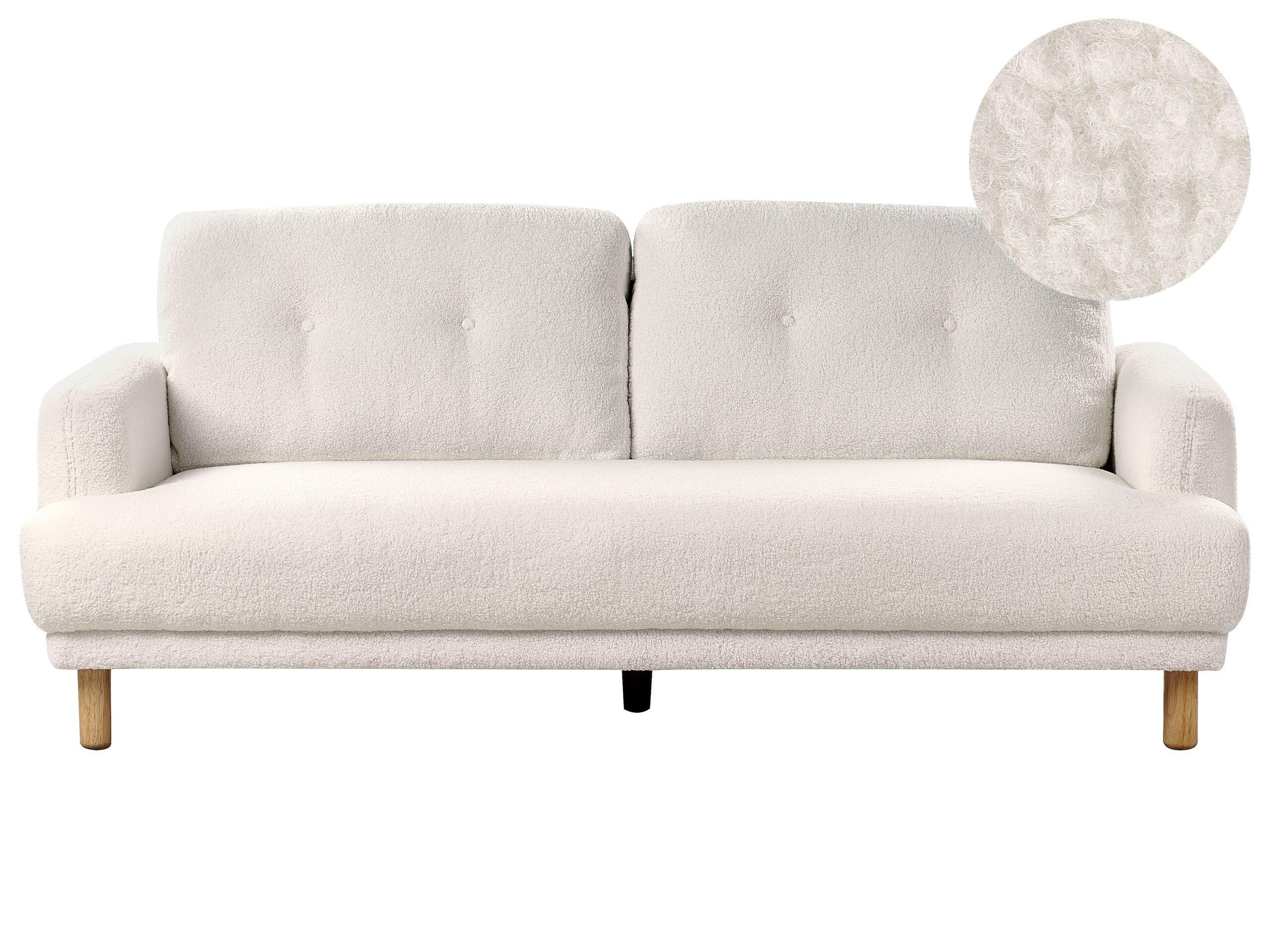 Beliani 3 Sitzer Sofa aus Bouclé Retro TUVE  