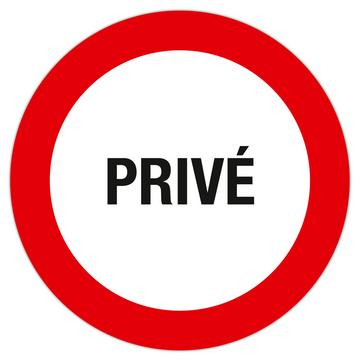 Schild Privat 30 cm FR