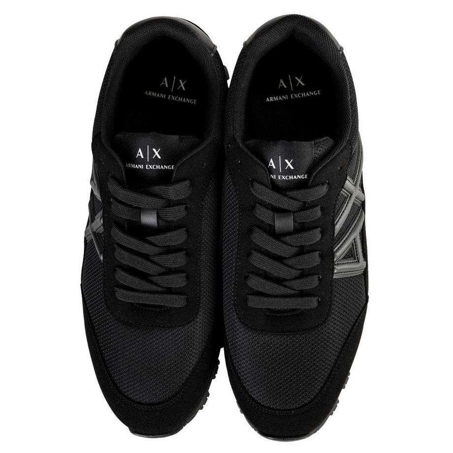 Armani Exchange Baskets Drop Microsuede et Mesh  