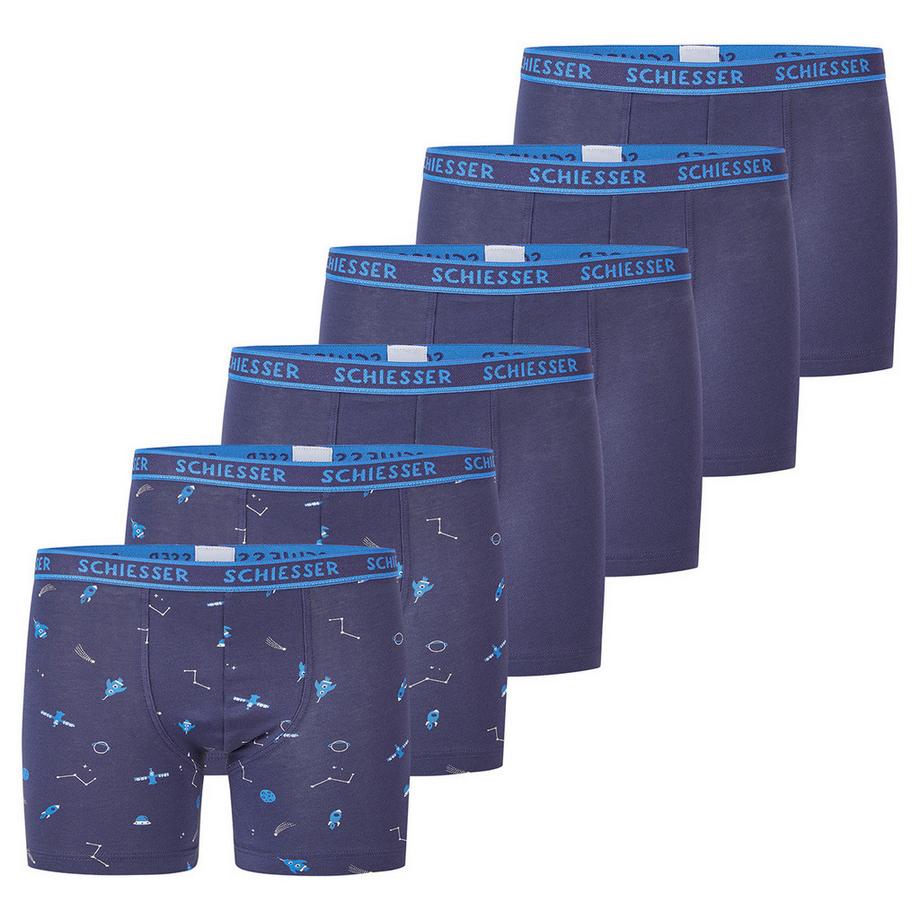 Schiesser  6er Pack Kids Boys 95/5 Organic Cotton - Retro-Short / Pant 