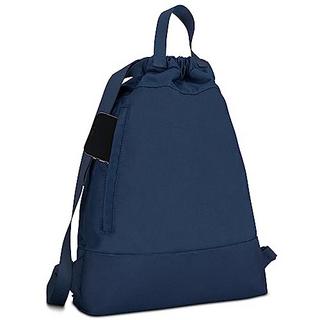 Only-bags.store Gym Bag Dark Blue - No 7 - Sac à dos pour le sport et le festival - sac à dos petit avec poche intérieure - poche extérieure pour un accès rapide  