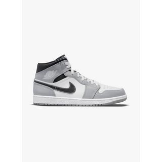 NIKE  Air Jordan 1 Mid Light Smoke  Anthracite (GS) 