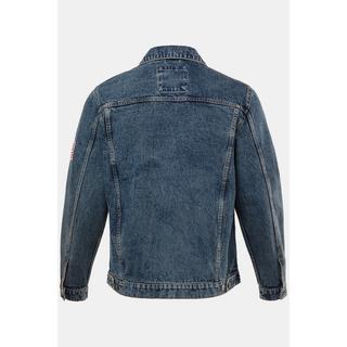 JP1880 Jeansjacke mit Schulterabzeichen 4 Taschen  