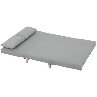 Northio Chaise de couchage, lit pliant avec fonction lit, coussin lombaire, chaise de relaxation pliante aspect velours, dossier réglable, capacité de charge jusqu'à 250 kg, pour salon gris Aosom  