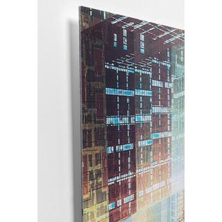 KARE Design Tableau en verre 3D Future City 150x100  