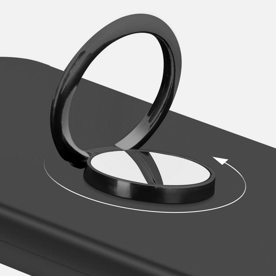 Avizar  Cover anello Samsung A05 Galaxy nera 