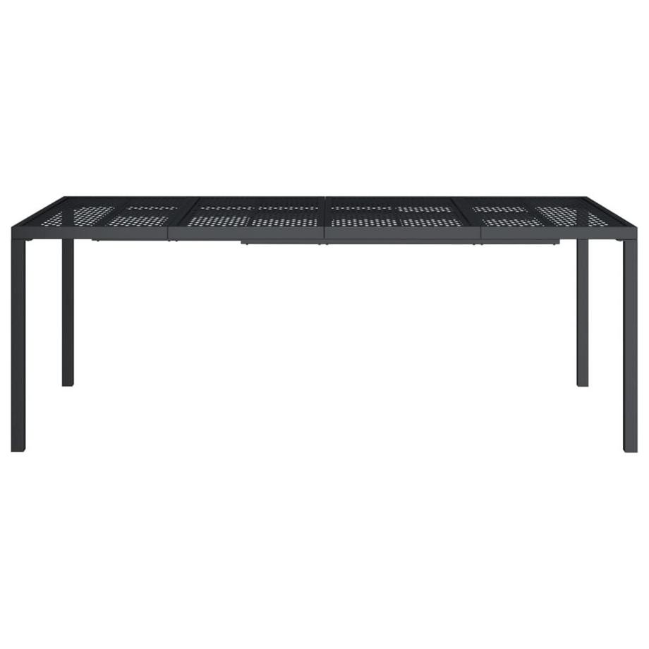 VidaXL Gartentisch stahl  