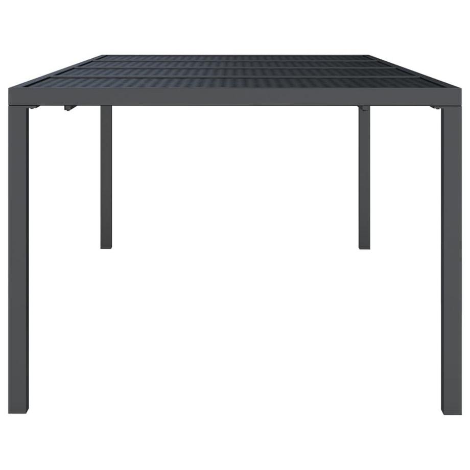 VidaXL Gartentisch stahl  