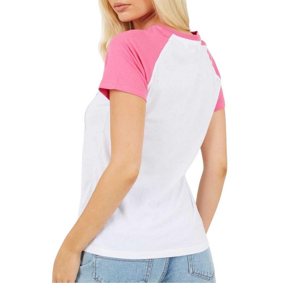 Brave Soul T-Shirt Maniche Raglan a Contrasto  
