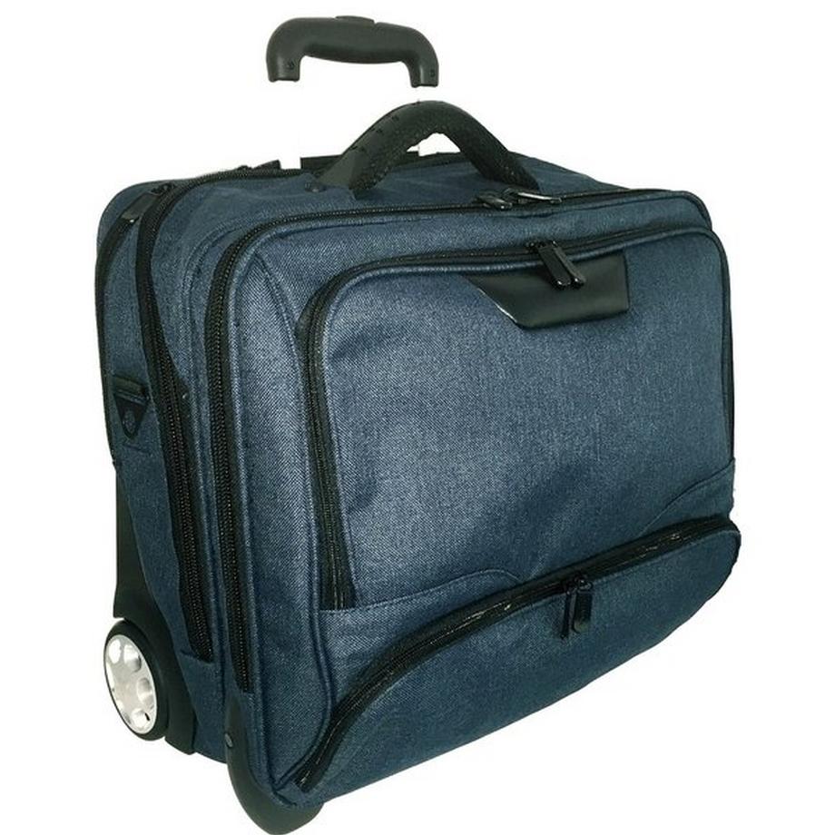 Dermata Lederwaren Business Trolley Office Case Canvas 445 cm  