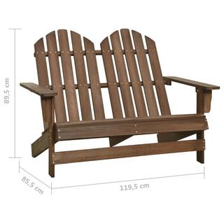 VidaXL Chaise de jardin bois  