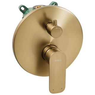 Beliani Ensemble de douche encastrée avec douche pluie en Laiton Moderne CANAIMA  