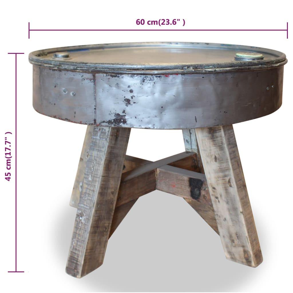 VidaXL Table basse métal  