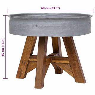 VidaXL Table basse métal  