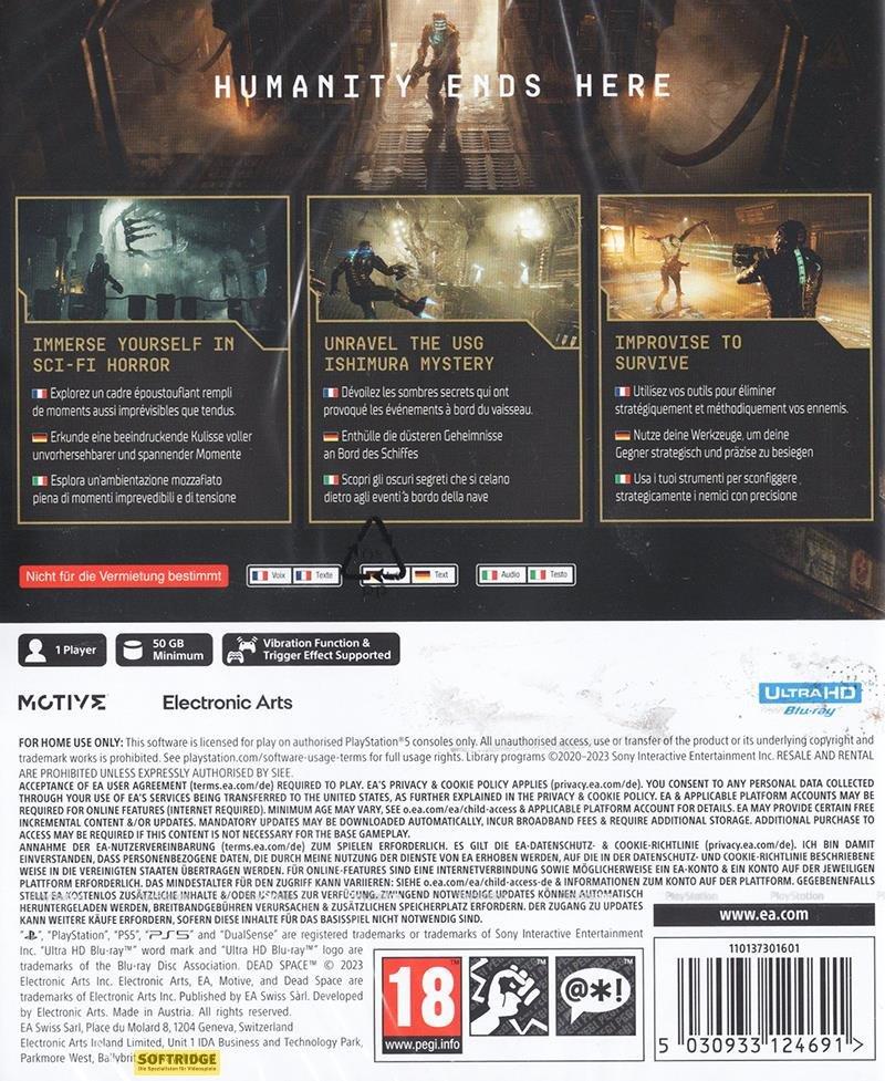 ELECTRONIC ARTS  Dead Space Remake 