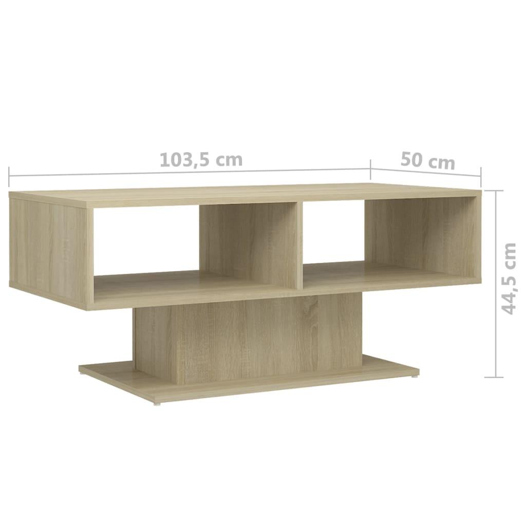 VidaXL Table basse bois d'ingénierie  