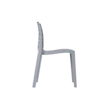 Lot de 2 chaises empilables DIADEME Polypropylène clair