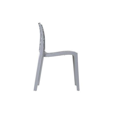 Vente-unique Lot de 2 chaises empilables DIADEME Polypropylène clair  