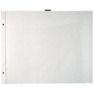 Sachet de 10 Recharges pour album à vis pages blanches - 29x37 cm - x 3