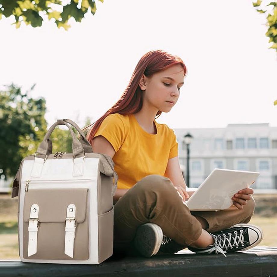 Only-bags.store Zaino Piccolo per Laptop Daypack College alla Moda  