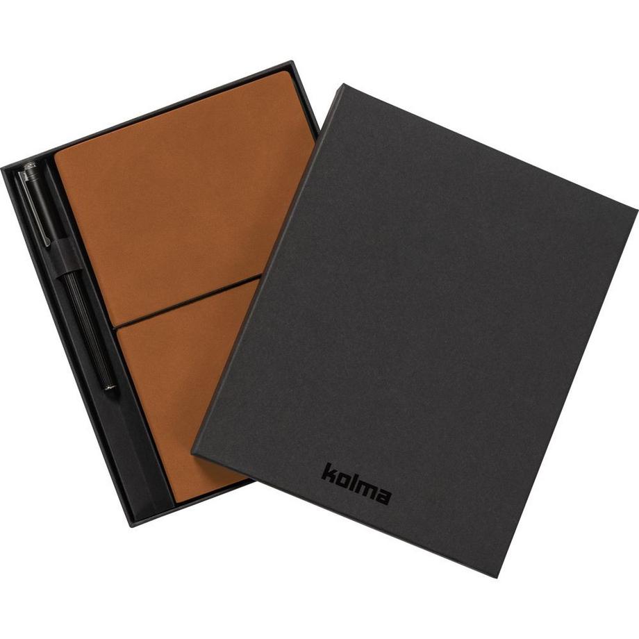 Kolma Carnet Smooth 2 en 1, à pois/blanc DIN A5 | MANOR