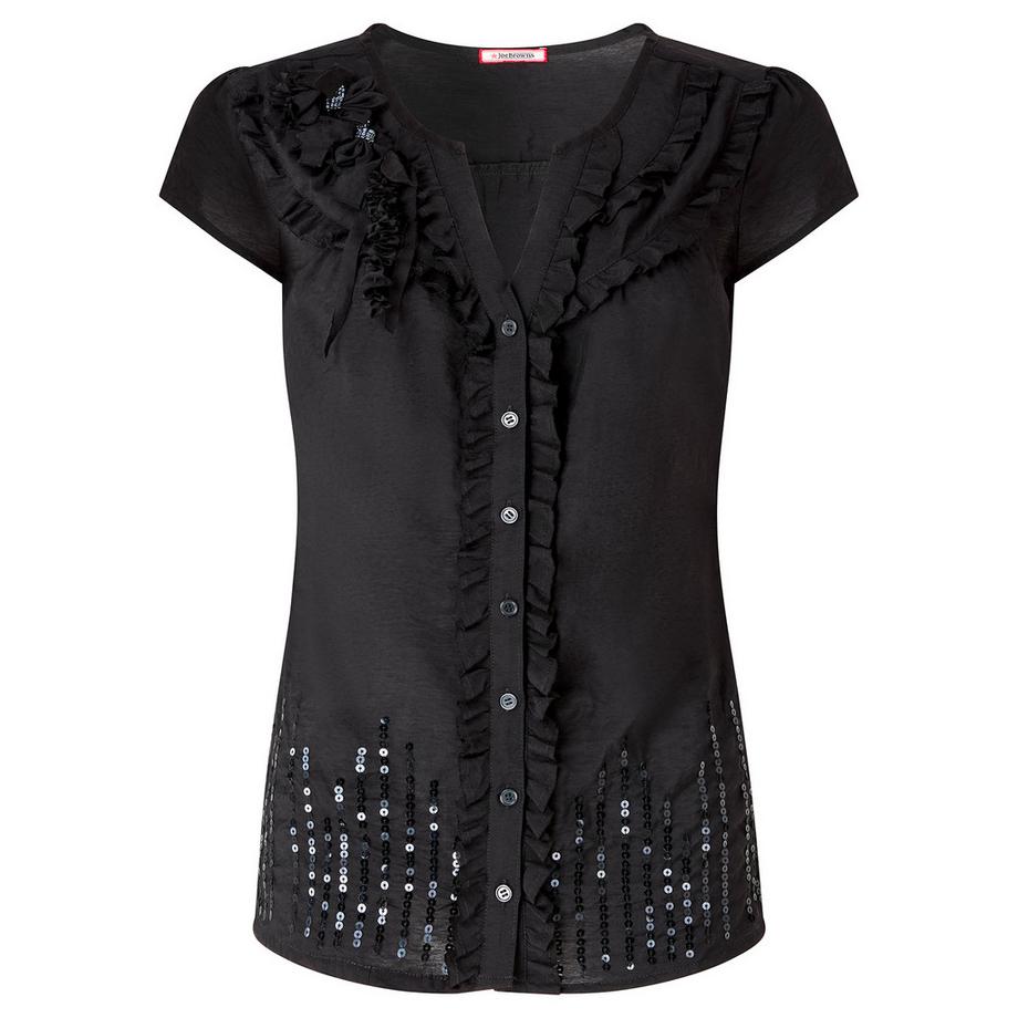 Joe Browns Blouse à sequins et détails corsage  
