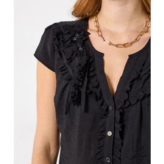 Joe Browns Bluse mit Pailletten und Korsagen Detail  