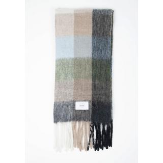 Studio Cashmere8  UNI 14 Sciarpa in lana a quadri multicolore 