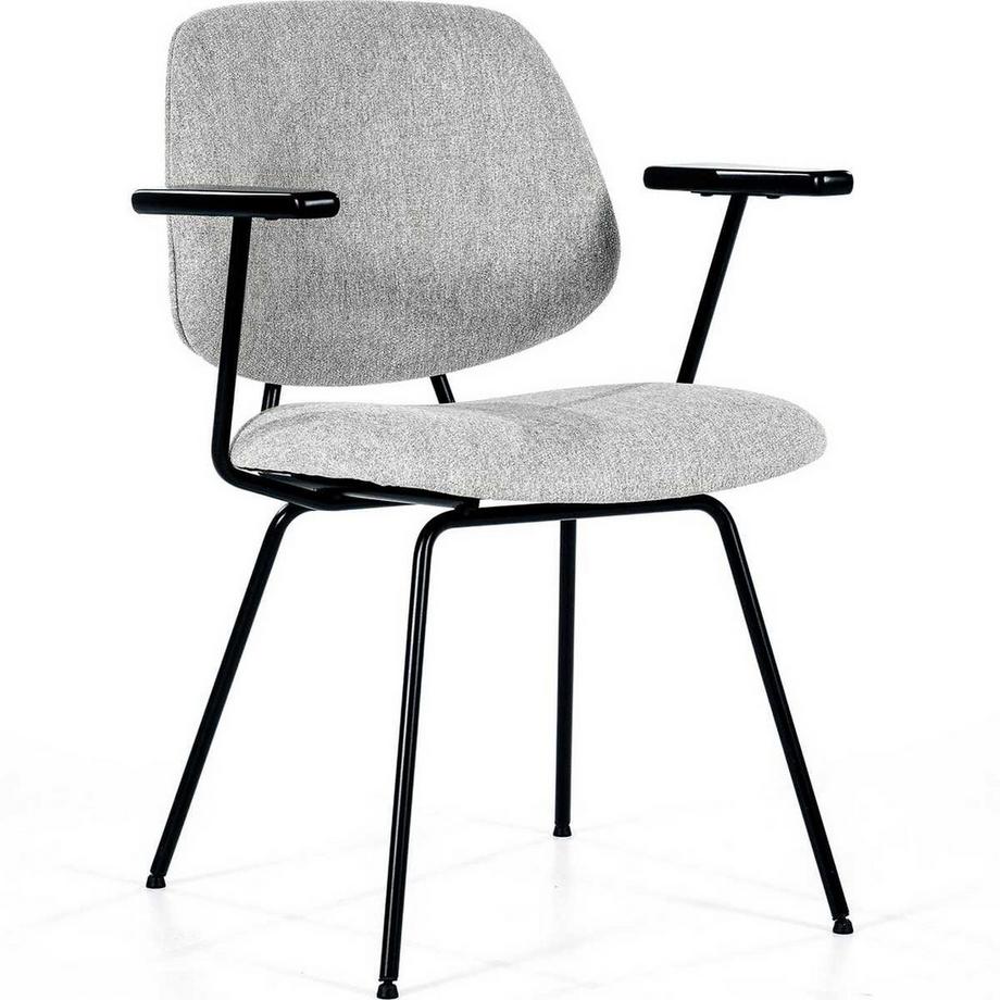 mutoni Chaise avec accoudoirs Lynn Fletcher gris  