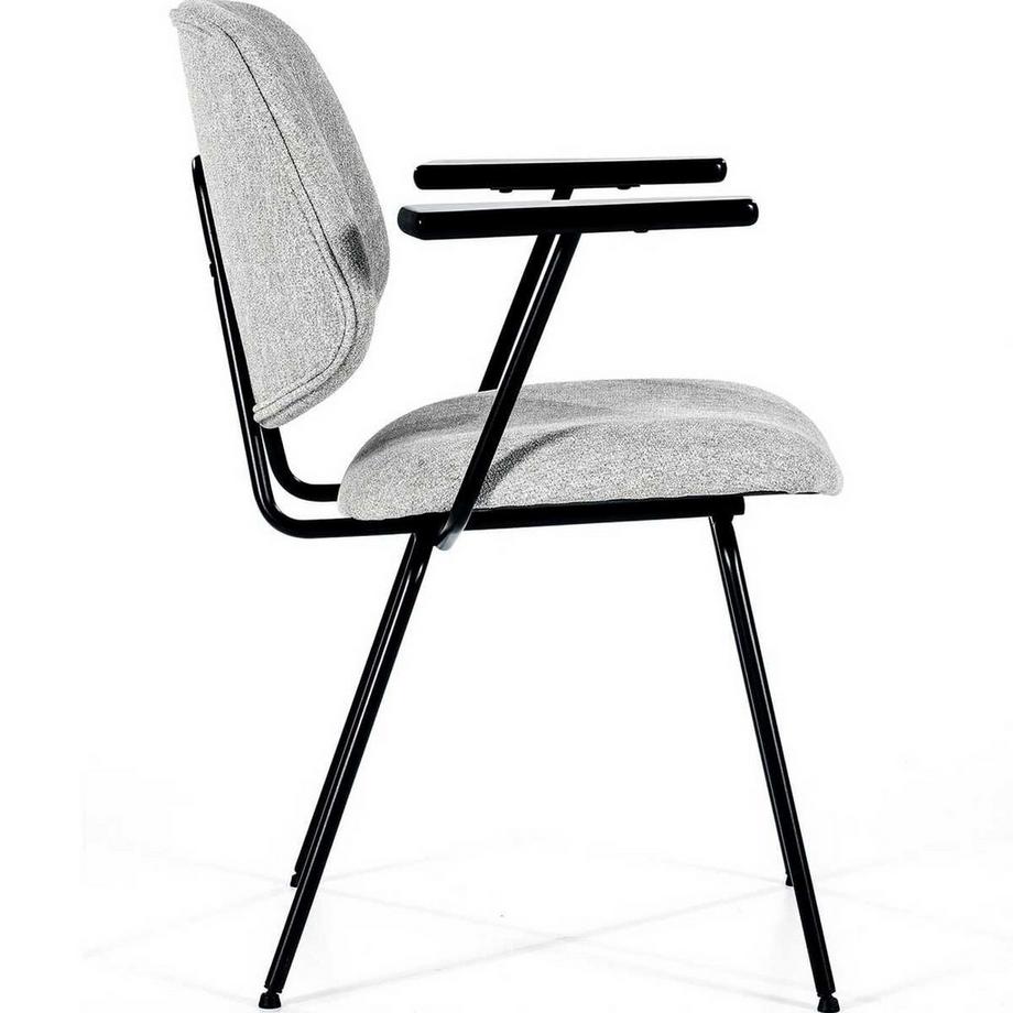 mutoni Chaise avec accoudoirs Lynn Fletcher gris  