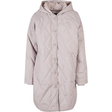 parka mit kapuze, oversized diamond quilted