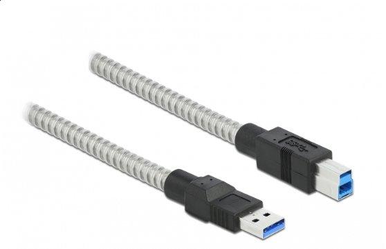 DeLock  86778 USB Kabel 1 m USB 3.2 Gen 1 (3.1 Gen 1) USB B USB A Silber 