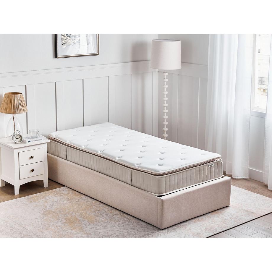 Beliani Matelas à ressorts ensachés en latex en Ressorts ensachés  DAYDREAM  