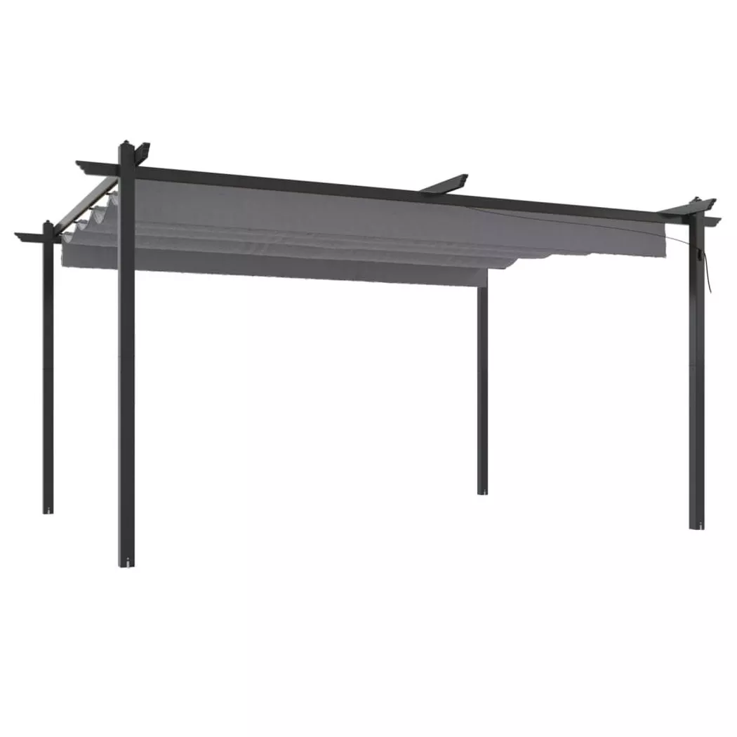 VidaXL - Gartenpavillon gewebe, One Size, Grau