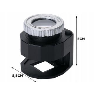 Northio  Lupe/Mikroskop 30x - LED & UV im Taschenformat 