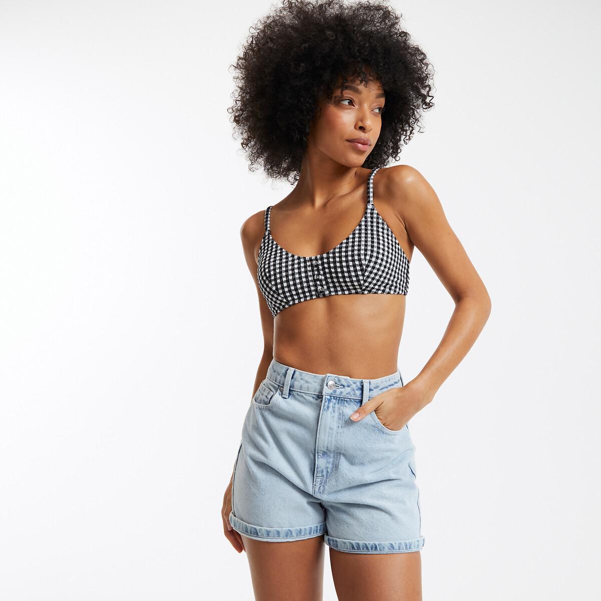 La Redoute Collections Top bikini motivo vichy  