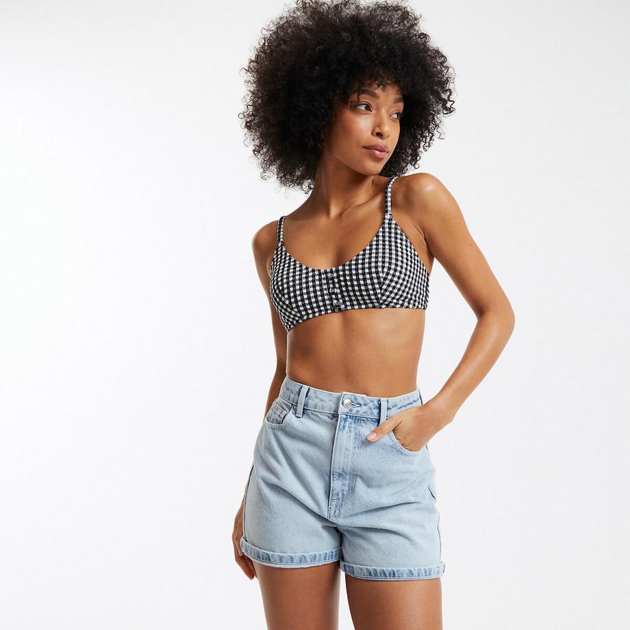 La Redoute Collections Top bikini motivo vichy  