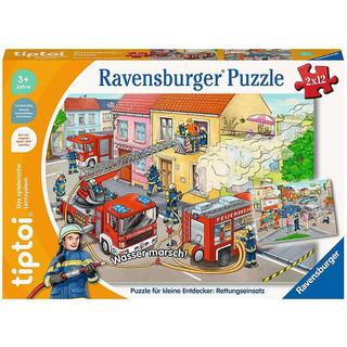 Ravensburger  tiptoi Puzzle für kleine Entdecker: Rettungseinsatz (2x12) 