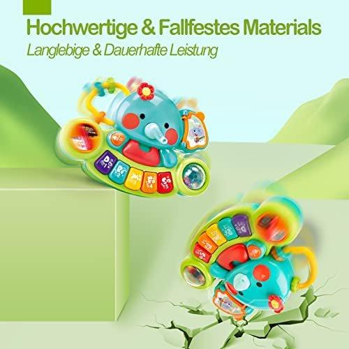 Activity-board  Instruments de musique avec lumière et son, clavier pour enfants, jouet pour bébé 