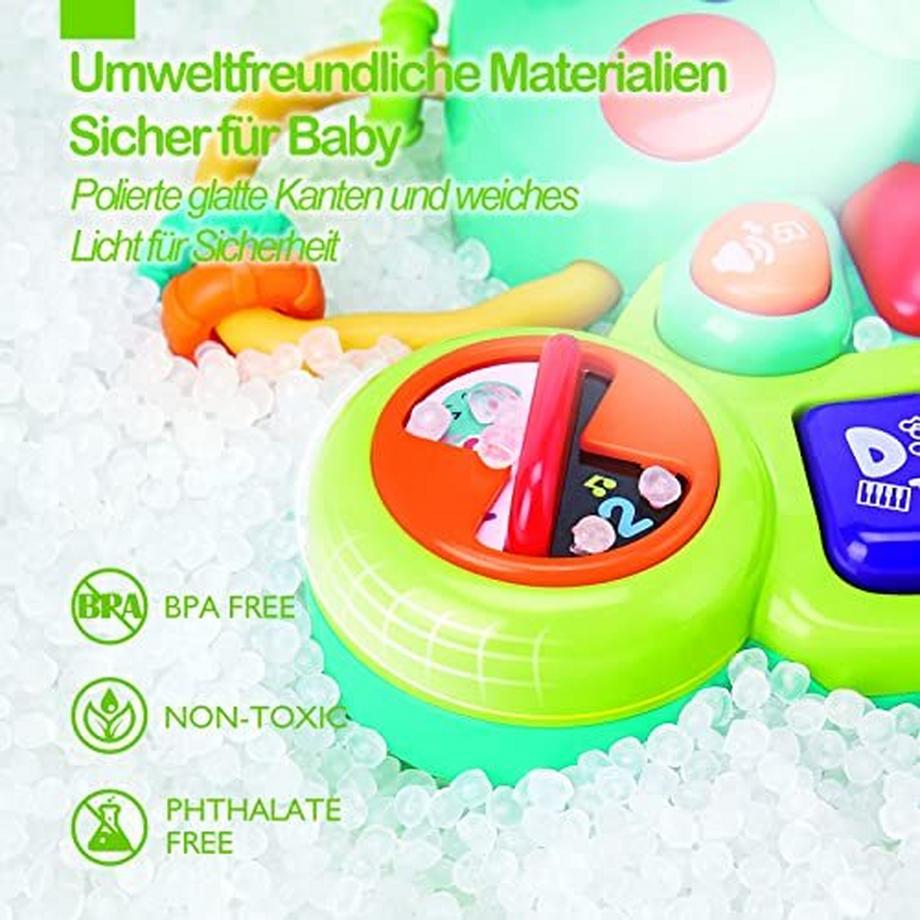 Activity-board  Instruments de musique avec lumière et son, clavier pour enfants, jouet pour bébé 