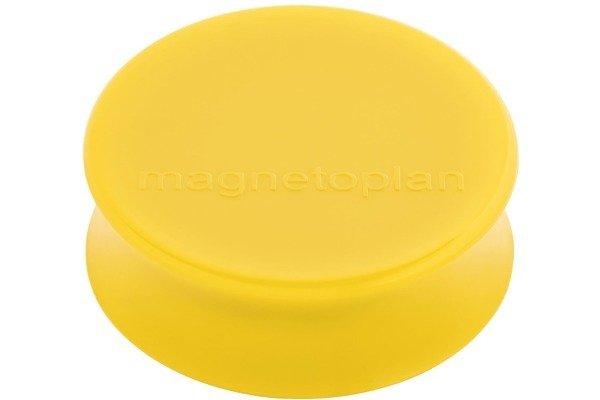 Image of magnetoplan MAGNETOPLAN Magnet Ergo Large 10Stk. 16650102 goldgelb 34x17.5mm