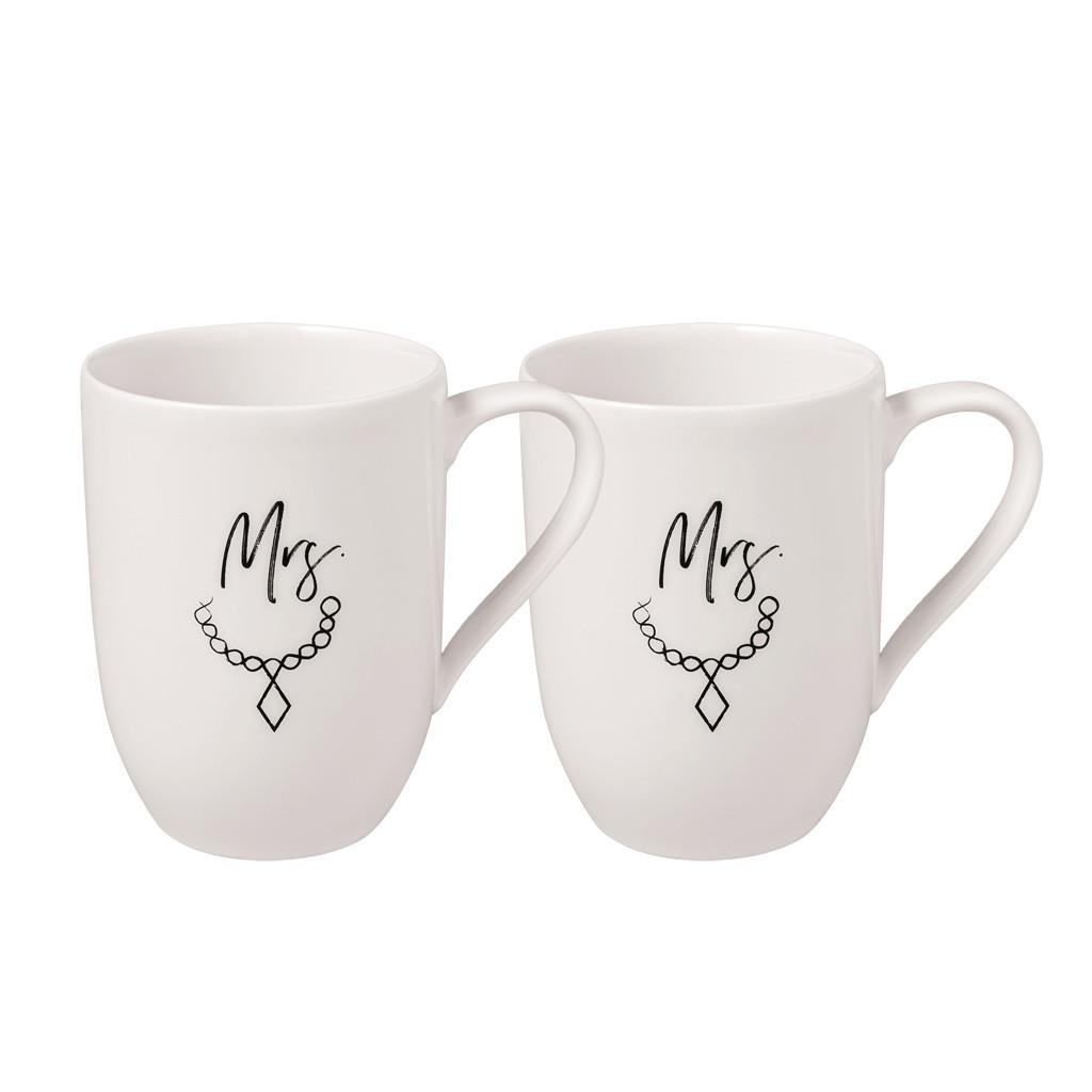 Villeroy&Boch Mrs and Mrs Set 2 pezzi. Statement  