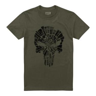 The Punisher Shattered Skull Grafik T-Shirt  
